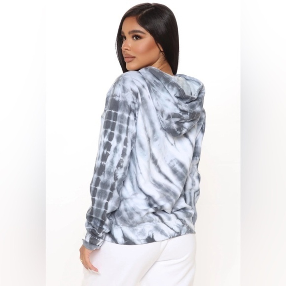 Lightweight tie dye hoodie